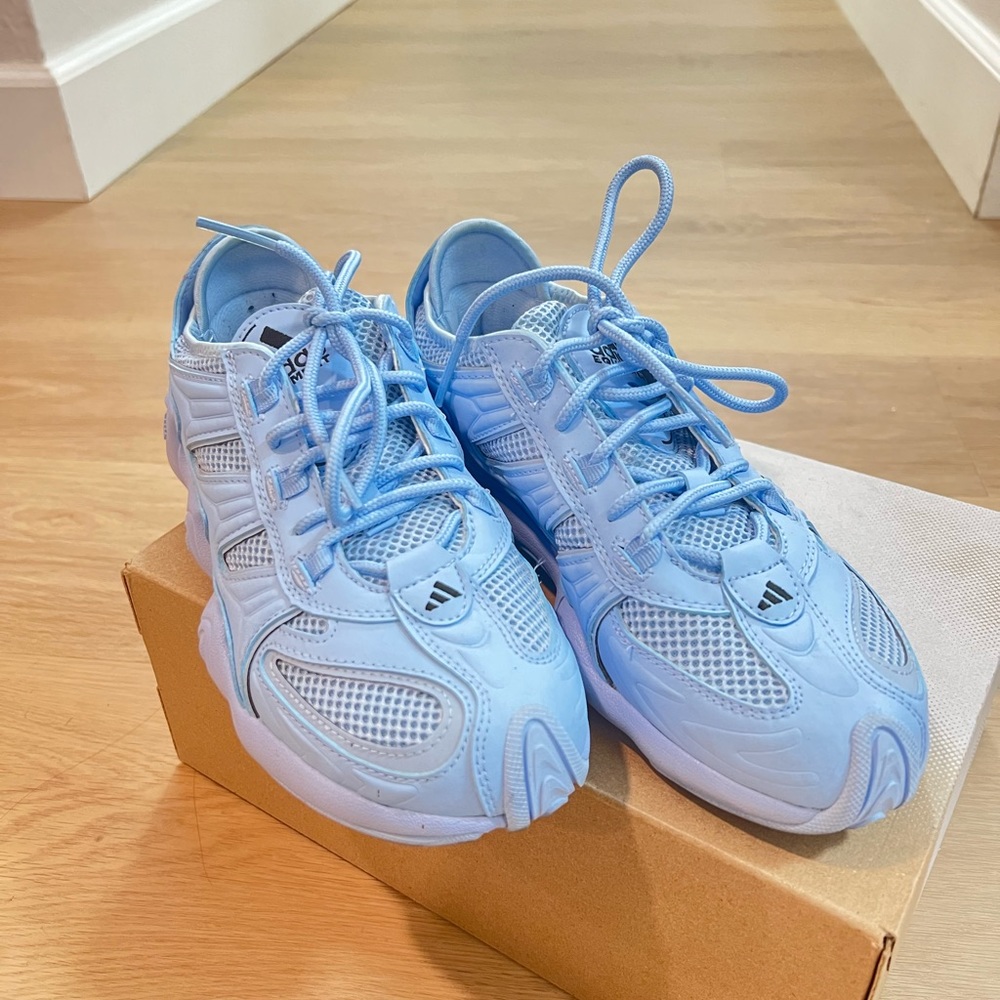 Adidas FYW S-97 Glow Blue Adidas art ee 5330 Light blue stylish sneakers - Picture 3 of 6